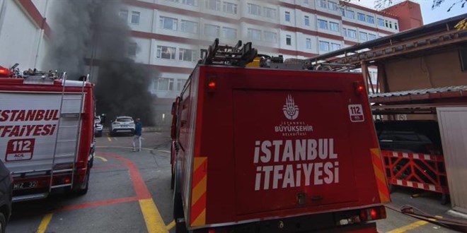 İstanbul Eğitim ve Araştırma Hastanesi'nde yangın paniği