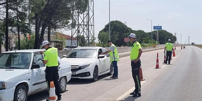 Van'da 139 araç trafikten men edildi