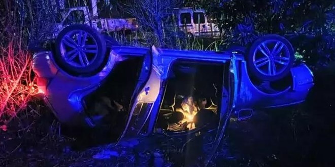 Samsun'da takla atan otomobilde 1 yaşındaki Uras öldü, 5 kişi yaralandı