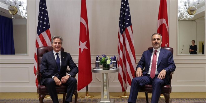 Bakan Fidan ABD'li mevkidaşı Blinken ile görüştü