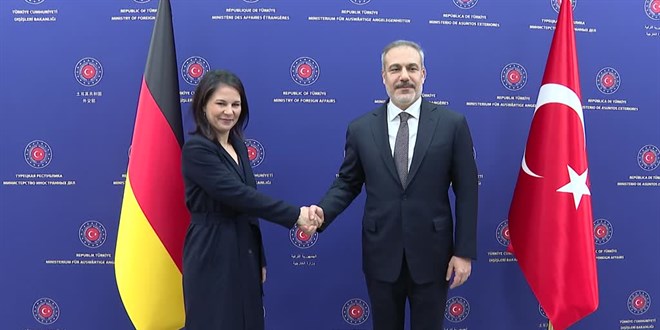 Bakan Fidan, Almanya Dışişleri Bakanı Baerbock ile görüştü