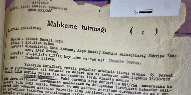 Türkiye'nin en uzun süren davası: 71 yıl sürdü, 30 hakim gördü
