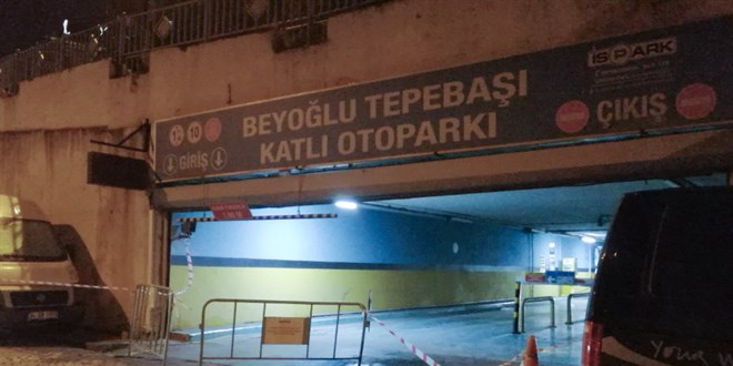 İBB'nin Beyoğlu'ndaki otoparkı tedbir amacıyla boşaltılacak