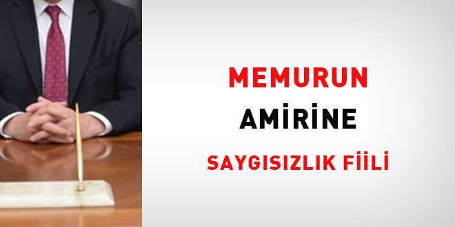 Memurun Amirine Saygısızlık Fiili