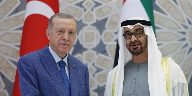 Erdoğan, BAE Devlet Başkanı ile görüştü