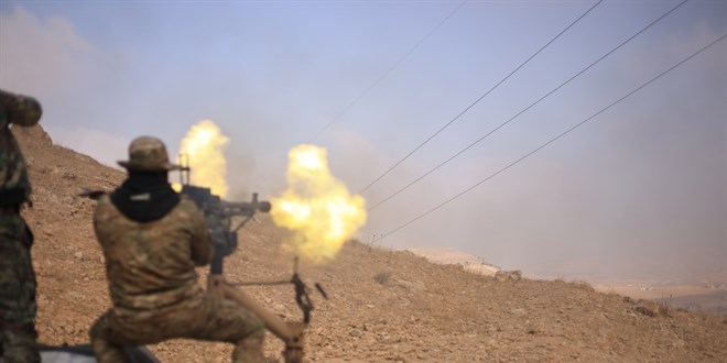 SMO güçleri, Münbiç'e saldıran PKK/YPG'li teröristlerle çatışıyor