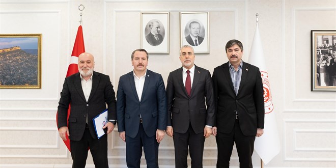 Memur-Sen'den Çalışma ve Sosyal Güvenlik Bakanı Işıkhan'a ziyaret