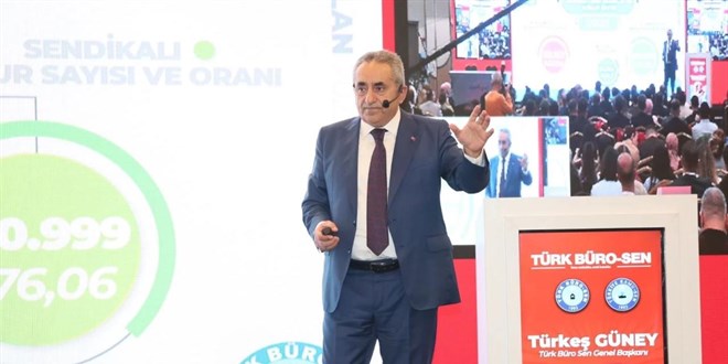 Türk Büro-Sen 'Meslektaşlarımıza duyurulur' diye paylaştı