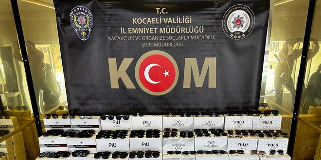 Tırda 169 bin 680 kaçak güneş gözlüğü ele geçirildi