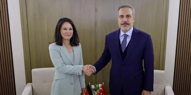 Hakan Fidan, Alman mevkidaşı Baerbock ile görüştü
