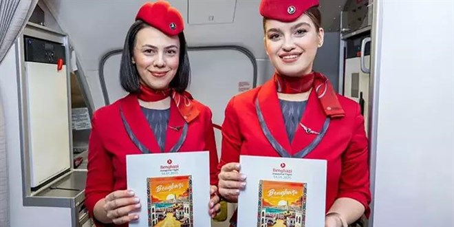 THY'nın İstanbul-Bingazi seferleri 10 yıl sonra tekrar başladı