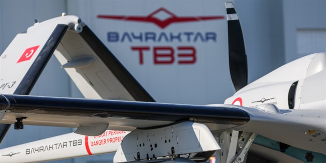 İlk kez silahlanan Bayraktar TB3 hedefi tam isabetle vurdu
