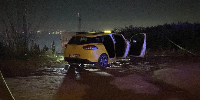 Taksici yol kenarında boğazı kesilmiş halde bulundu