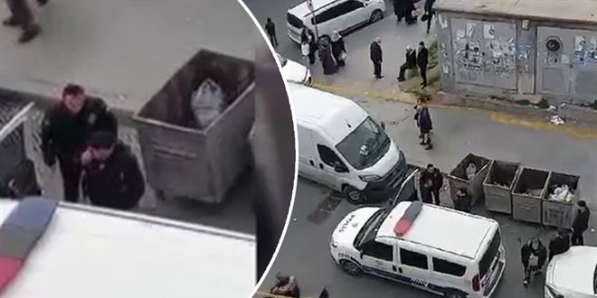 Herkesin gözü önünde yaptı! Anne bebeğini çöpe atıp kaçtı