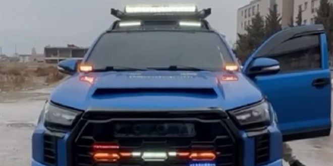 Arazi aracına çakar lamba taktırdı, bedeli çok ağır oldu
