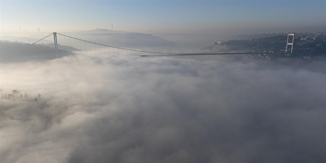 İstanbul'da bir hafta boyunca sis, pus ve hava kirliliği görülecek