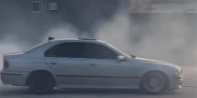 Drift atan ehliyetsiz sürücüye şok ceza