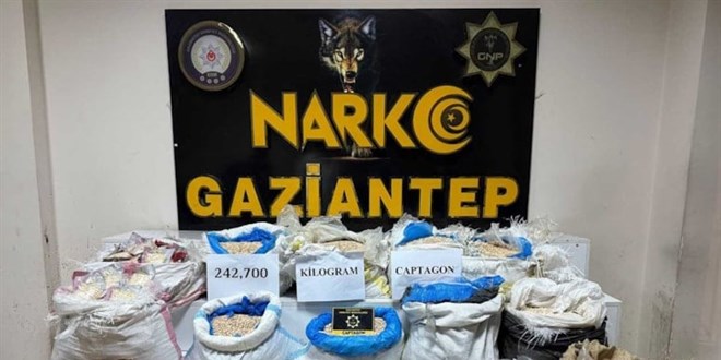 Gaziantep'te uyuşturucu operasyonunda 3 tutuklama