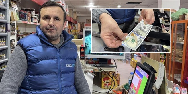 Market sahibi gerçeği bir gün sonra öğrendi! Para üstü bile vermiş