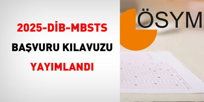 2025-DİB-MBSTS: Başvuru kılavuzu yayımlandı