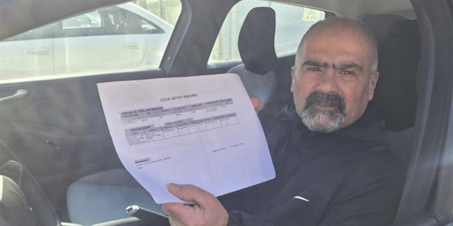 Hiç gitmediği Şanlıurfa'da trafik cezası yedi