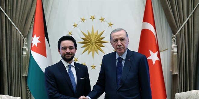 Erdoğan ve Ürdün Prensi ikili ilişkileri görüştü