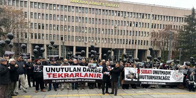 28 Şubat darbesi 28. yılında protesto edildi