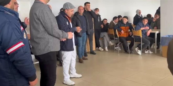 Ekur Et Entegre işçileri sendikal hakları için eylemde