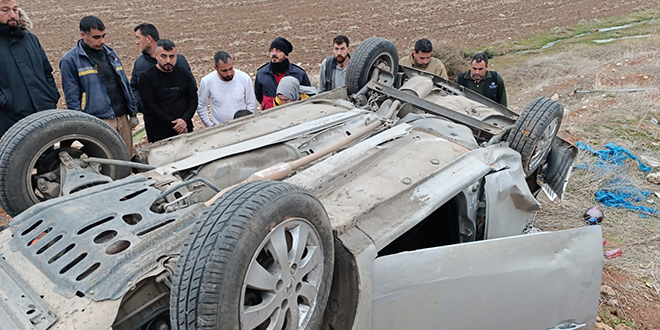 Adıyaman'da otomobilin şarampole devrildiği kazada 1 kişi öldü