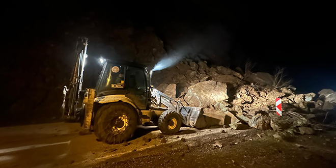Ordu'da üç ilçenin bağlantı yolu yeniden ulaşıma açıldı