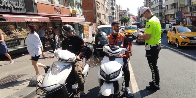 102 motosikletliye 320 bin TL para cezası