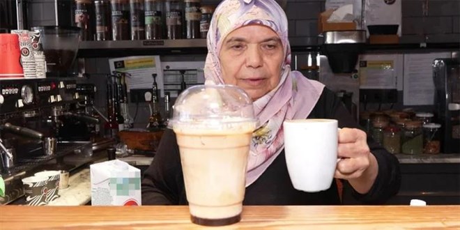 'Barista Teyze' sosyal medya gündem oldu