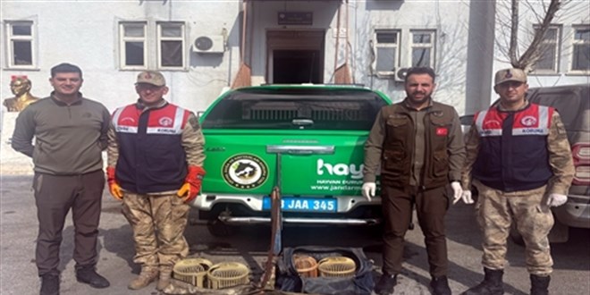 Bitlis'te kaçak keklik avlayan 2 kişiye 114 bin 910 TL ceza