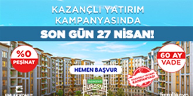 Kazançlı yatırım için son gün 27 Nisan!