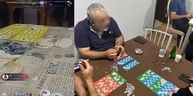 Sosyal medyada canlı yayınlanan kumara suçüstü