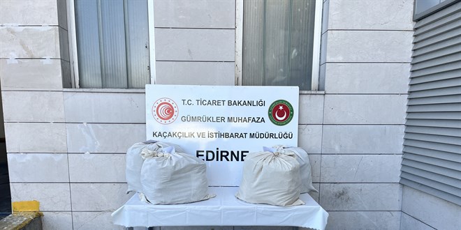 Kapıkule'de 87 Kilo Uyuşturucu Ele Geçirildi
