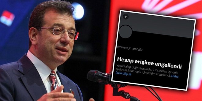 Ekrem İmamoğlu'nun X hesabına erişim engeli