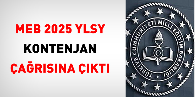 MEB 2025 YLSY Kontenjan Çağrısına Çıktı