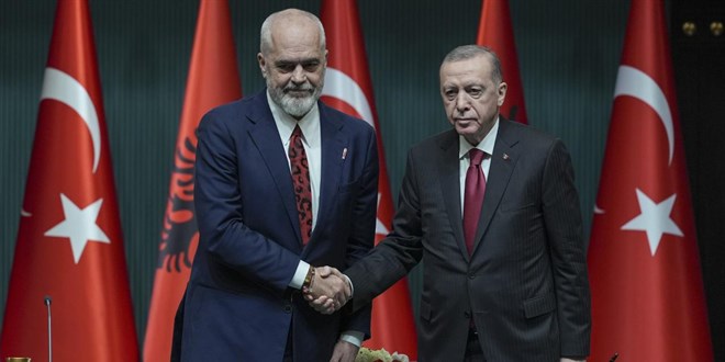 Cumhurbaşkanı Erdoğan, Edi Rama ile görüştü