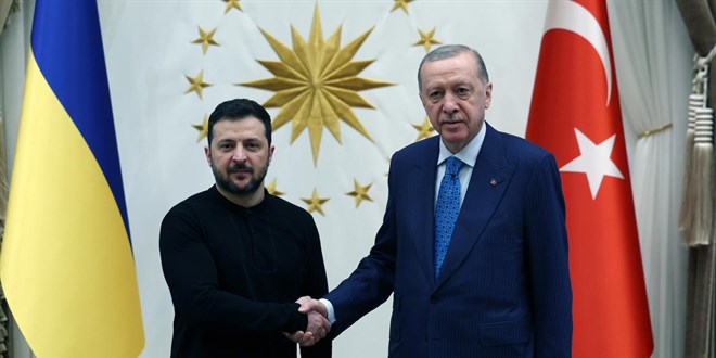 Cumhurbaşkanı Erdoğan, Zelenski ile görüştü