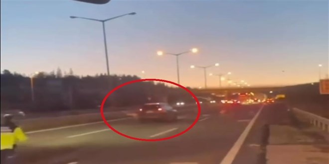 Otoyol'da jandarmanın 'dur' ihtarına uymayan sürücü tutuklandı