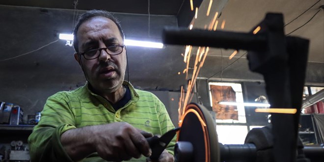 Tescilli Bursa bıçağı üreticileri bayram öncesi yoğun mesai yaptı