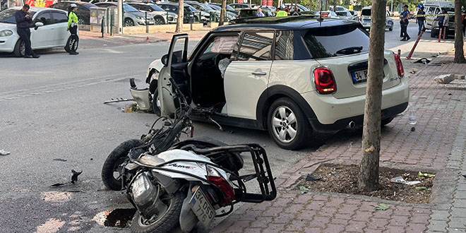 Otomobilin çarptığı kurye, ilk iş gününde öldü