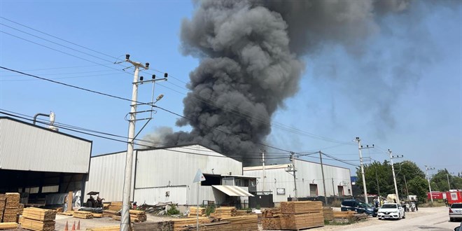Kocaeli'de Fabrika Yangını