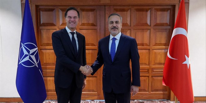 Bakan Fidan, NATO Genel Sekreteri Rutte ile görüştü