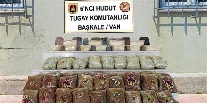 Van hudut hattında 87 kilogram uyuşturucu ele geçirildi