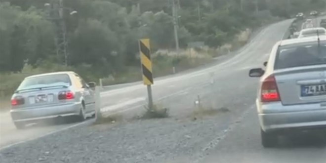 Ters yöne giren sürücünün ehliyetine el konuldu, 15 bin TL ceza kesildi