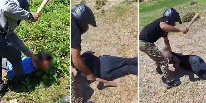 Sopayla dövmüştü! Kasklı şüpheli serbest bırakıldı