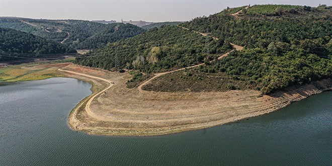 İstanbul'da barajların doluluk oranı yüzde 70'in altına düştü