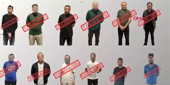 Uluslararası operasyon: 12 kaçak suçlu Türkiye'ye getirildi